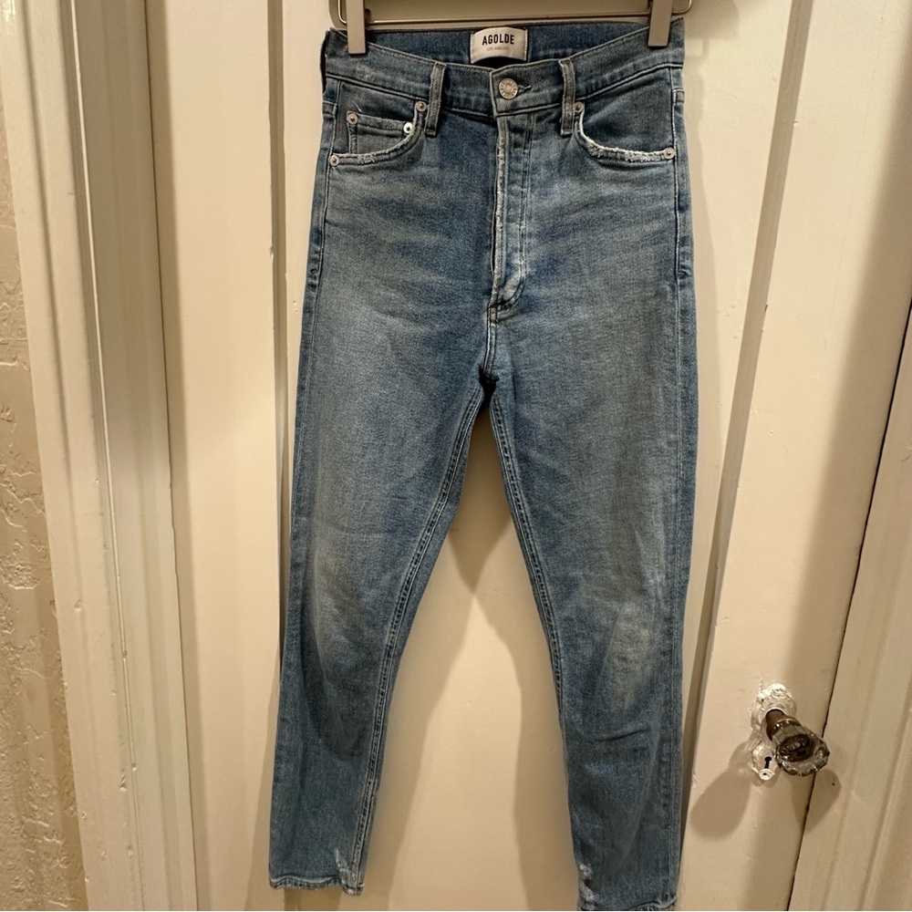 Agolde Light Blue Women's Skinny Jeans